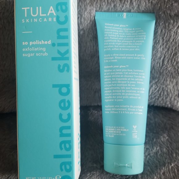 TULA Skincare So Polished Exfoliating Sugar Scrub 82G $40 - Picture 3 of 12